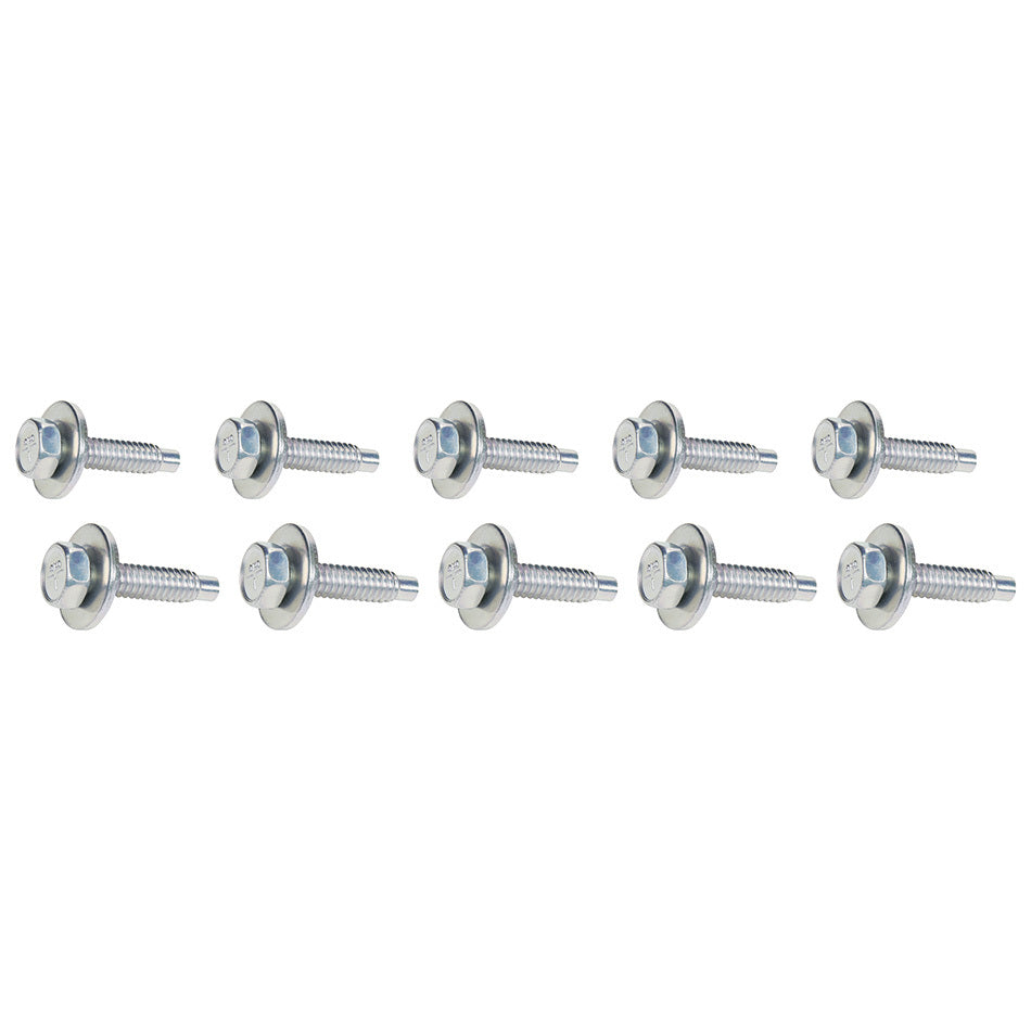 Body Bolt 1-1/8in 10pk Silver