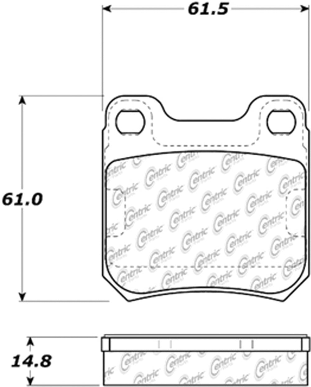 C-TEK Ceramic Brake Pads with Shims