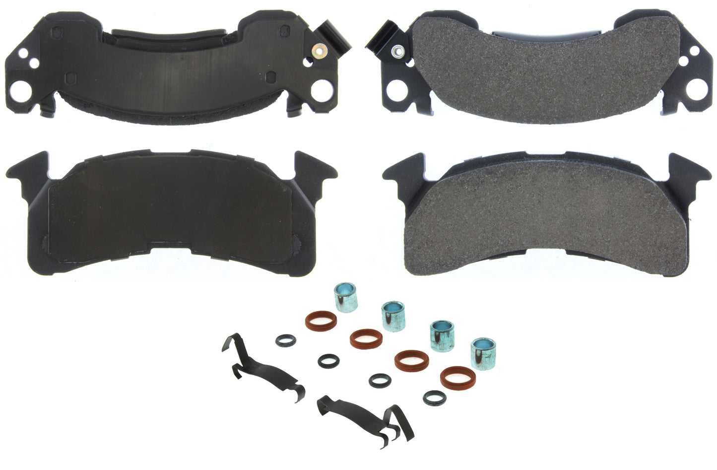 Posi-Quiet Semi-Metallic Brake Pads with Hardwar