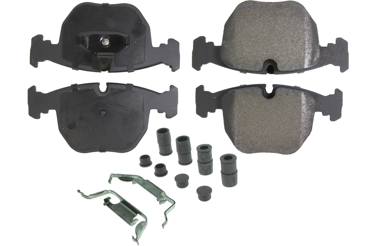 Posi-Quiet Semi-Metallic Brake Pads with Hardwar