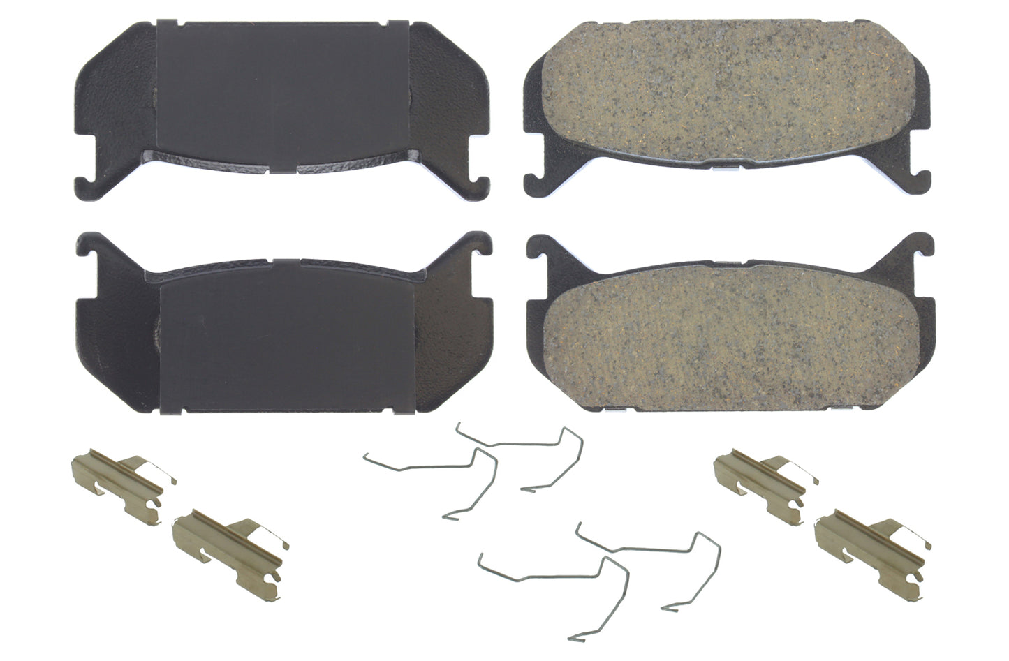 Posi-Quiet Ceramic Brake Pads with Shims and Har