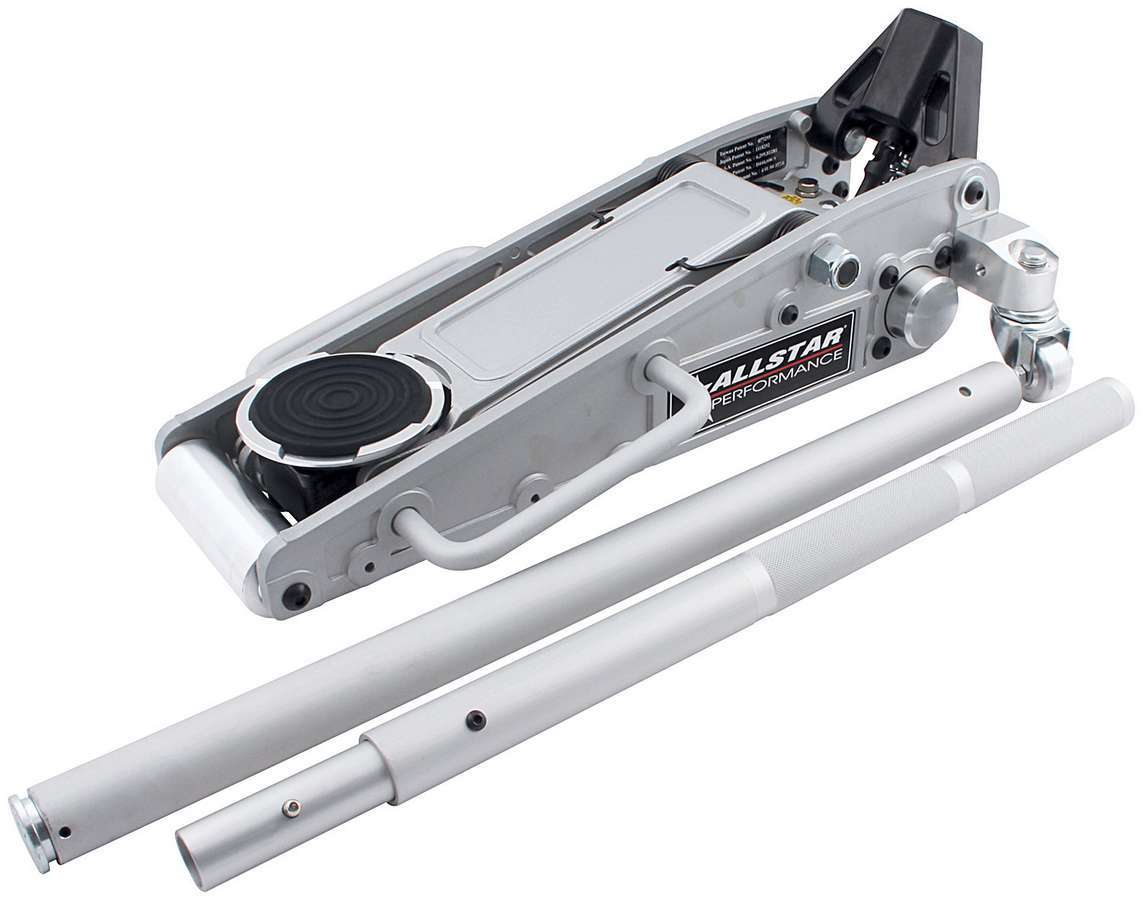 Aluminum Racing Jack 6 Pump Silver