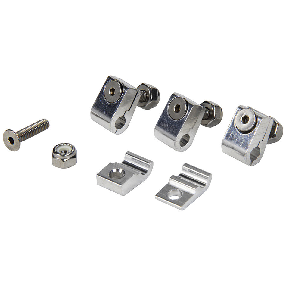 2pc Alum Line Clamps 3/16in 4pk