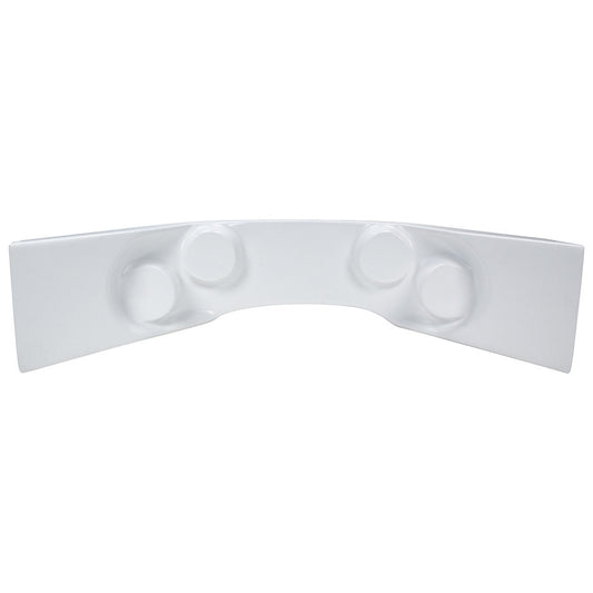 Fiberglass Curved Dash Panel White