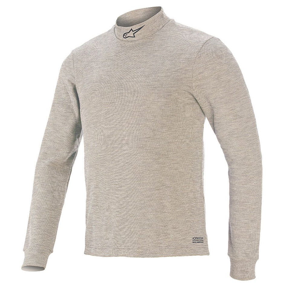 Race Top V3 Medium Lt. Gray Long Sleeve