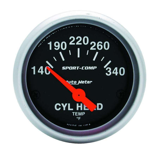 2-1/16in S/C Cylinder Hd Temp. Gauge 140-340