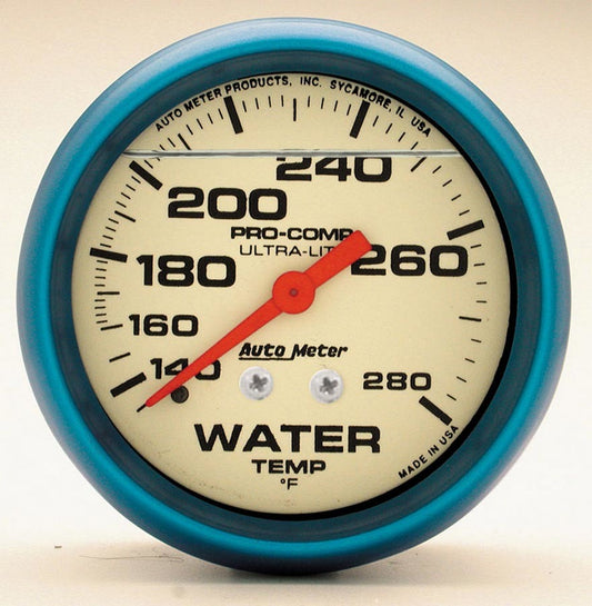 2-5/8 Ultra-Nite Water Temp Gauge 140-280