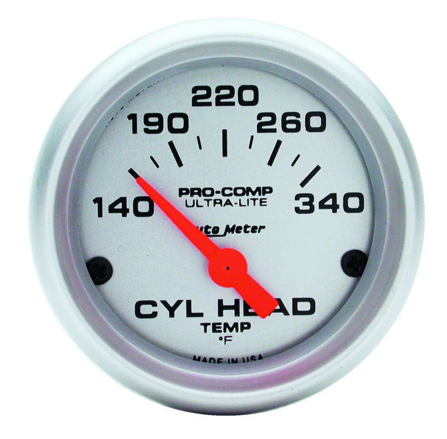 2-1/16in U/L Cyl. Head Temp Gauge - 140-340