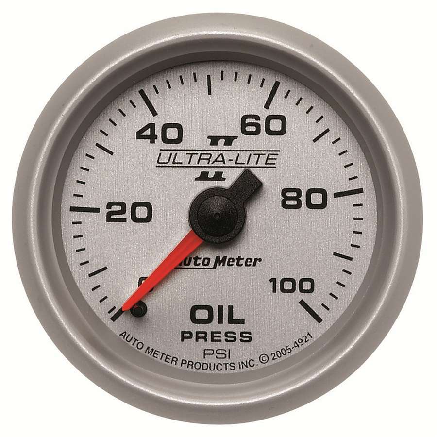 2-1/16in U/L II Oil Pressure Gauge 0-100psi