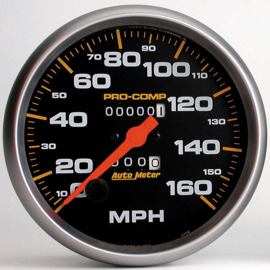 160 Mph Mech Speedo 5in