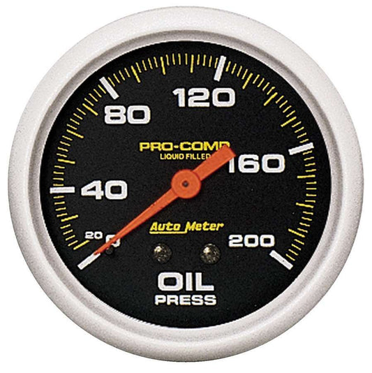 0-200 Oil Pressure Gauge