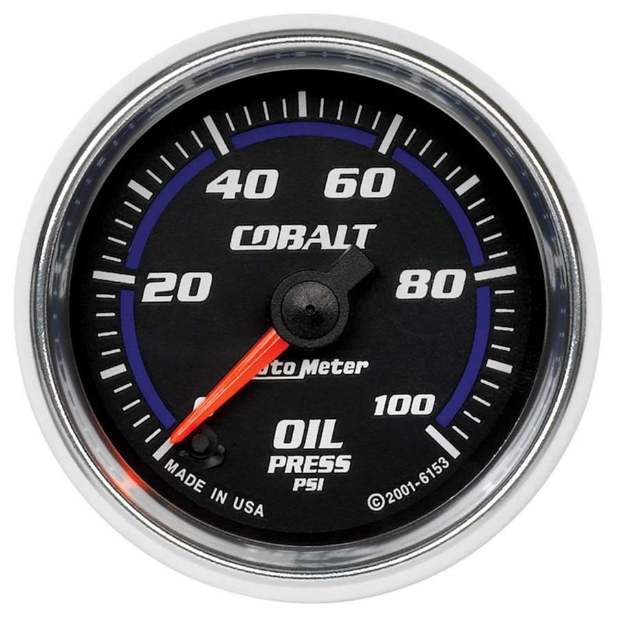 2-1/16in C/S Oil Pressure Gauge 0-100psi