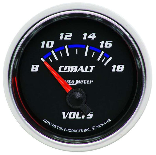 2-1/16in C/S Voltmeter Gauge 8-18 Volts