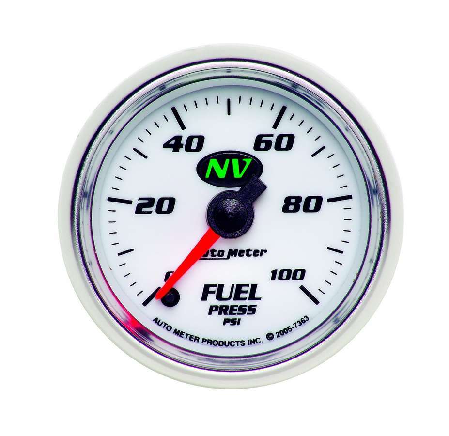 2-1/16in NV/S Fuel Pressure Gauge 0-100psi