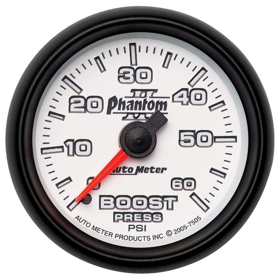 2-1/16in P/S II Boost Gauge 0-60psi