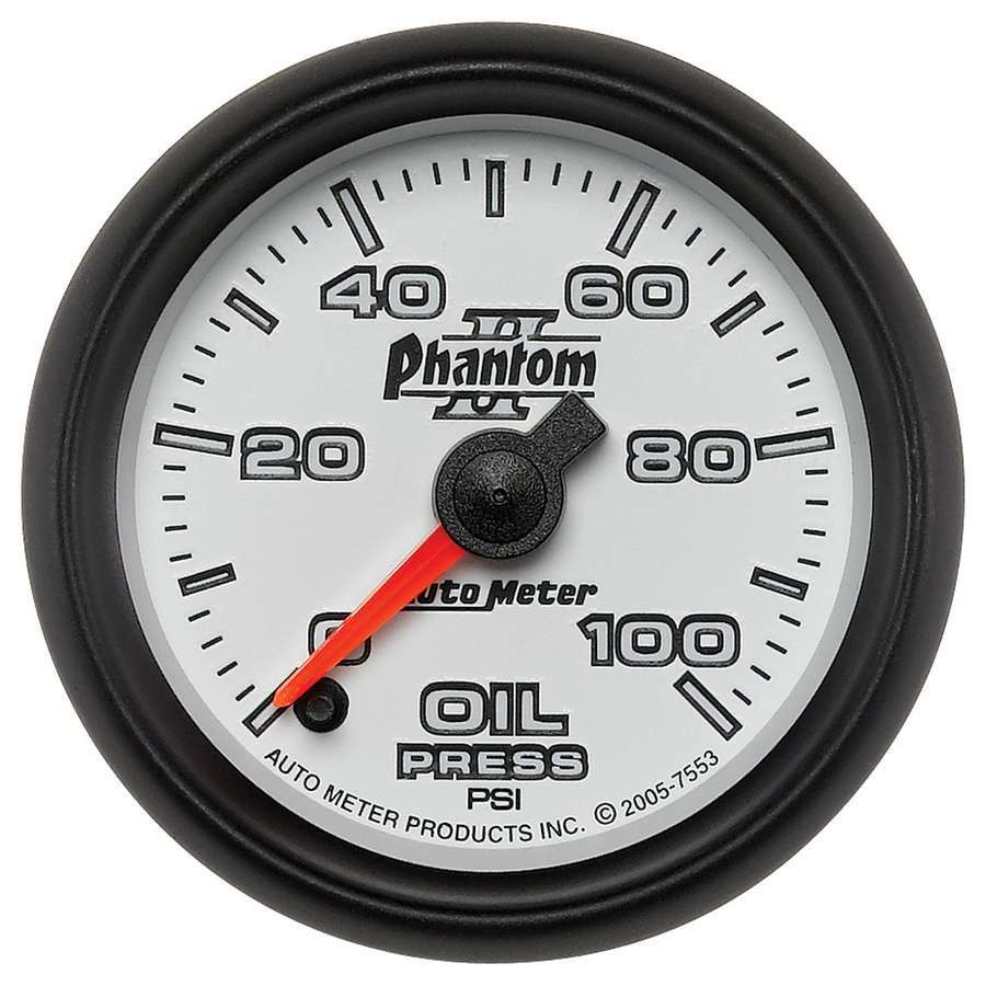 2-1/16in P/S II Oil Pressure Gauge 0-100psi