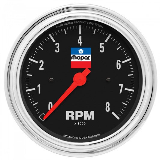 3-3/8 Tachometer Gauge Mopar Logo Series