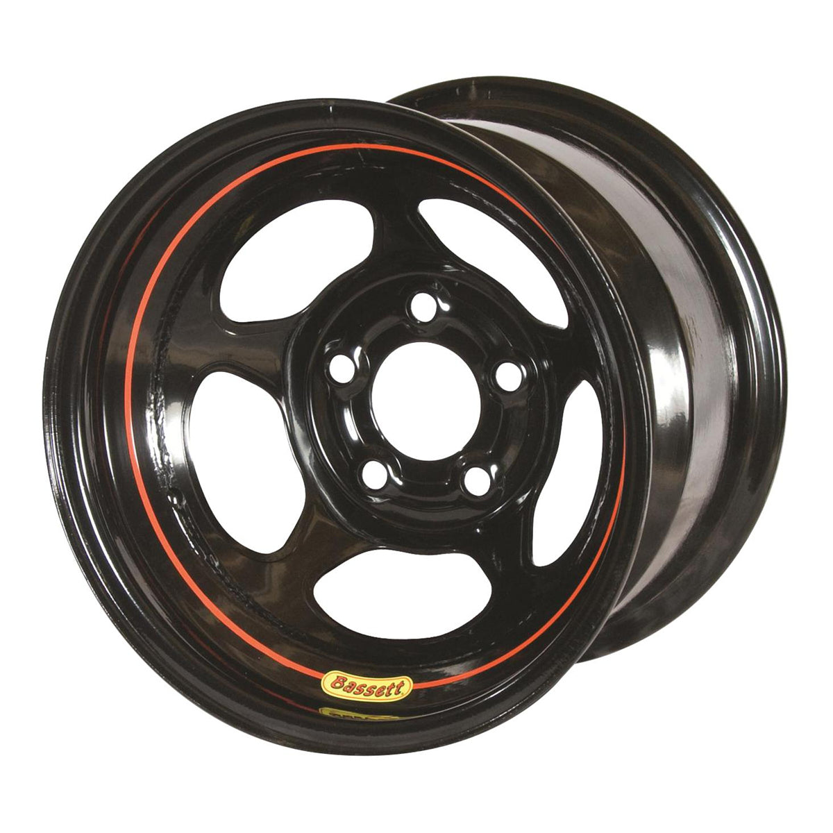 Wheel 15in x 10in 3in BS 5x5 Black Inertia