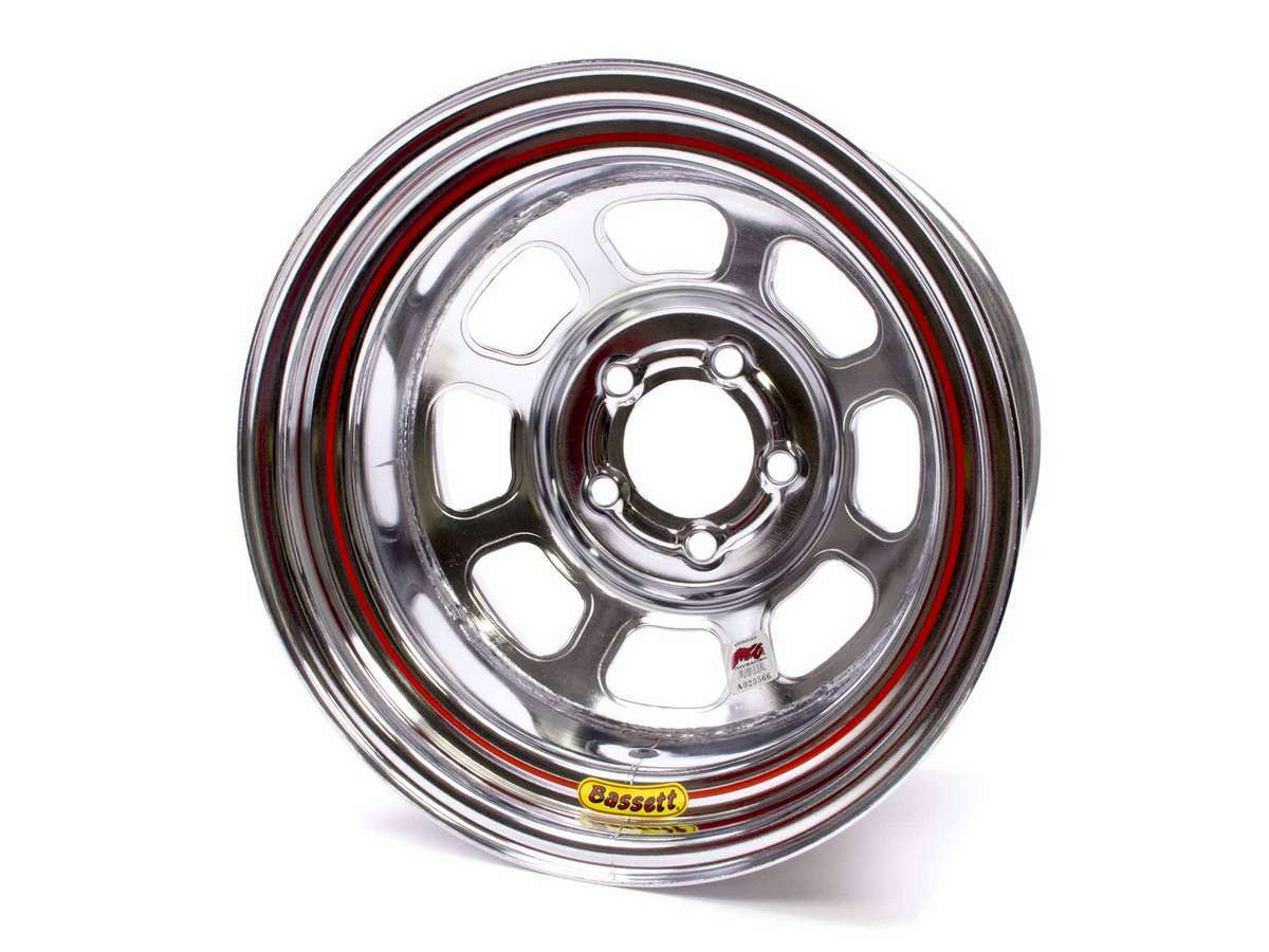 15x8 Chrome Wheel 4.75BC 5in BS