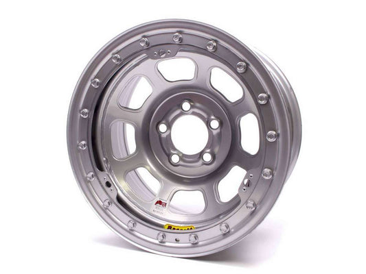 15x8 IMCA B/Lock Wheel D-Hole Silver 5x4.75