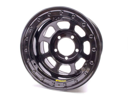 15 x 8.75 B/L Black 5x5 2in BS D-Hole