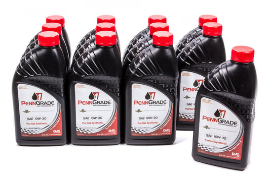 10w30 Racing Oil Cs/12Qt Partial Synthetic