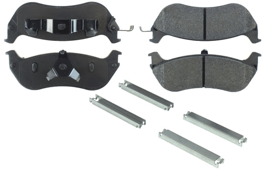 Posi-Quiet Semi-Metallic Brake Pads with Hardwar