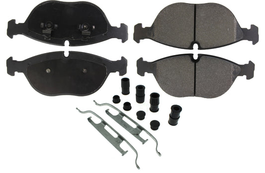 Posi-Quiet Semi-Metallic Brake Pads with Hardwar