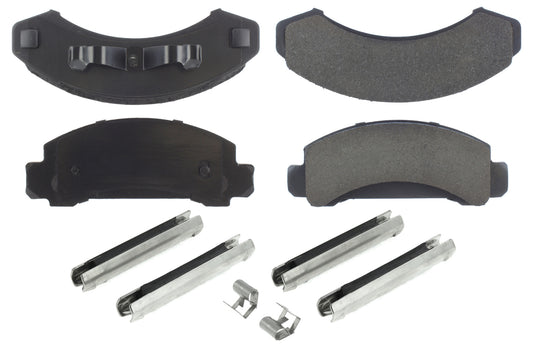 Posi-Quiet Ceramic Brake Pads with Shims and Har