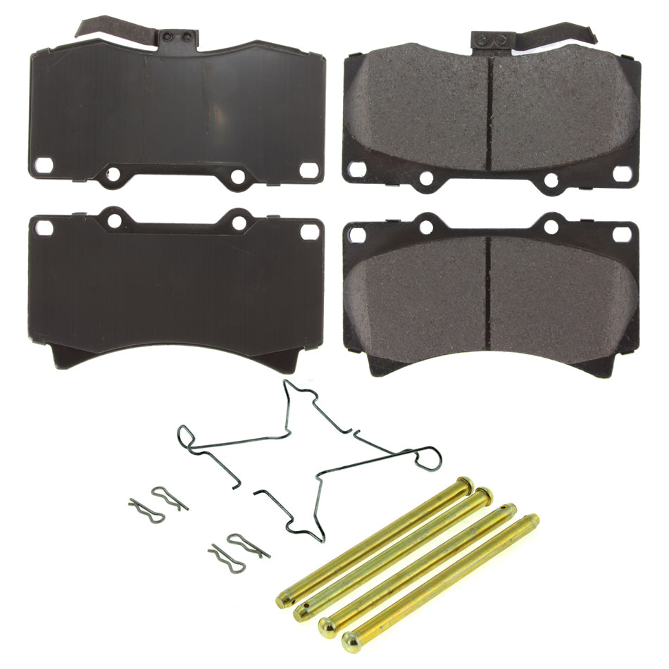 Posi-Quiet Ceramic Brake Pads with Shims and Har