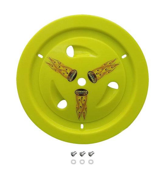 Wheel Cover Dzus-On Fluo Yellow Real Style