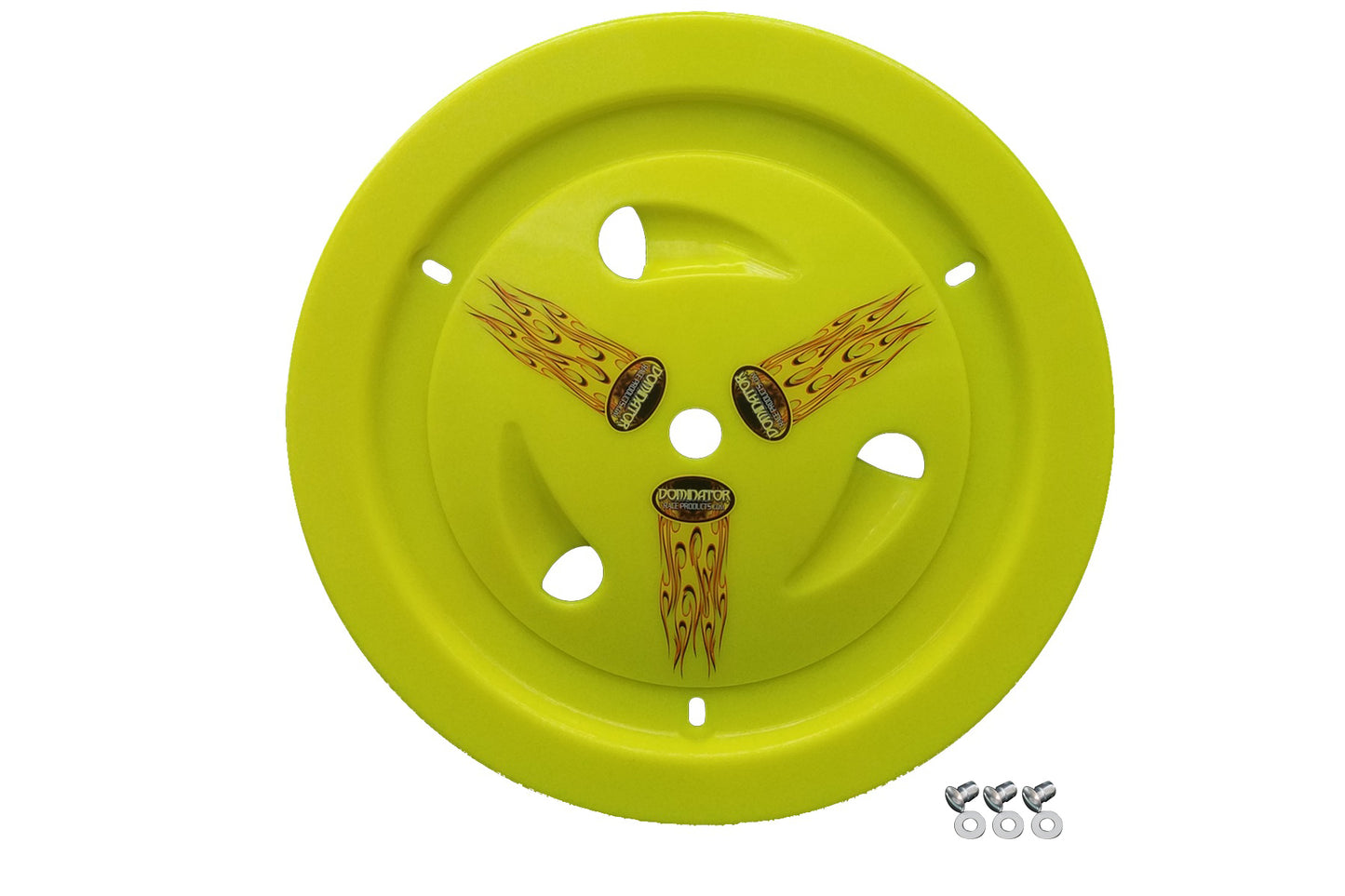 Wheel Cover Dzus-On Fluo Yellow