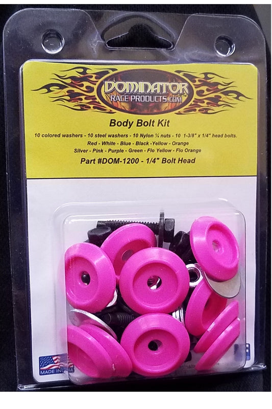 Body Bolt Kit Pink Hex Head