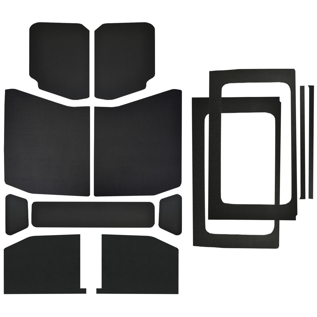 Jeep JL 4 DR 18-   Headl iner Kit Black Leather