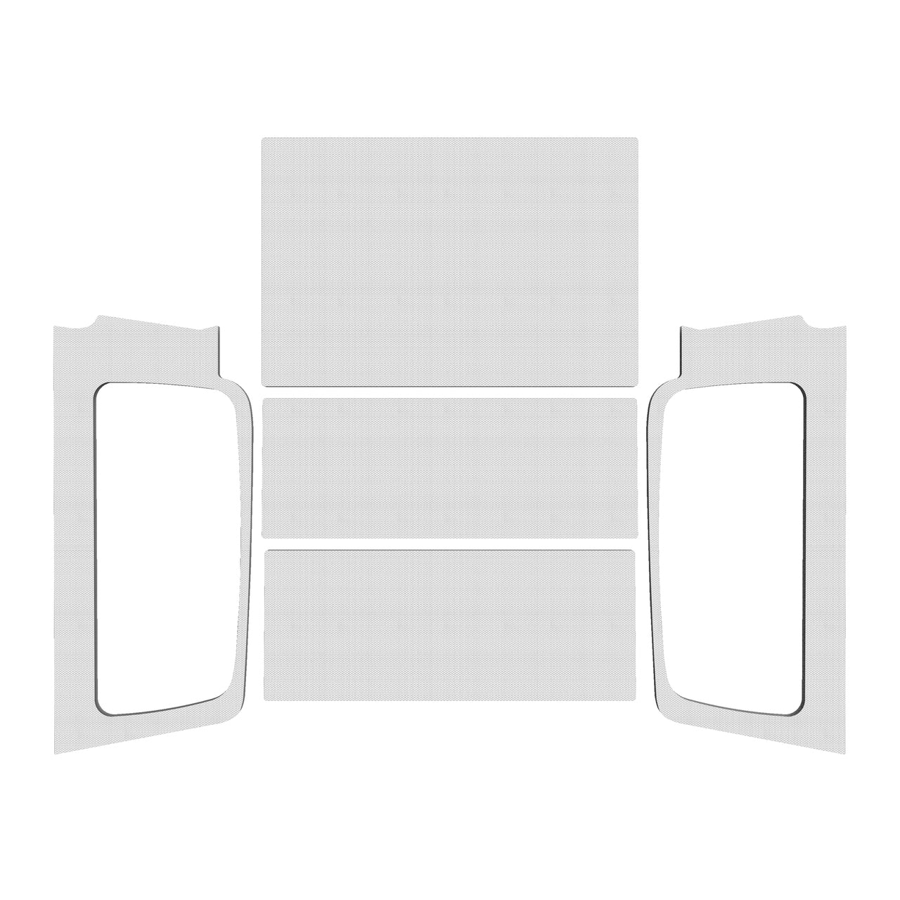 2004-06 Jeep Wrangler LJ Headliner Kit White