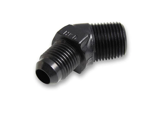 #12 Male to 1/2in NPT 45 Deg Ano-Tuff Adapter