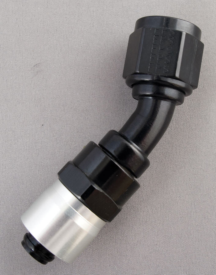 #6 30-Deg Crimp Hose Fitting