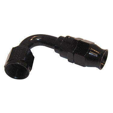 Hose Fitting #12 120 Deg PTFE Black