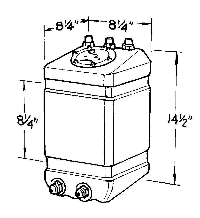 3-Gallon Pro Drag Fuel Cell