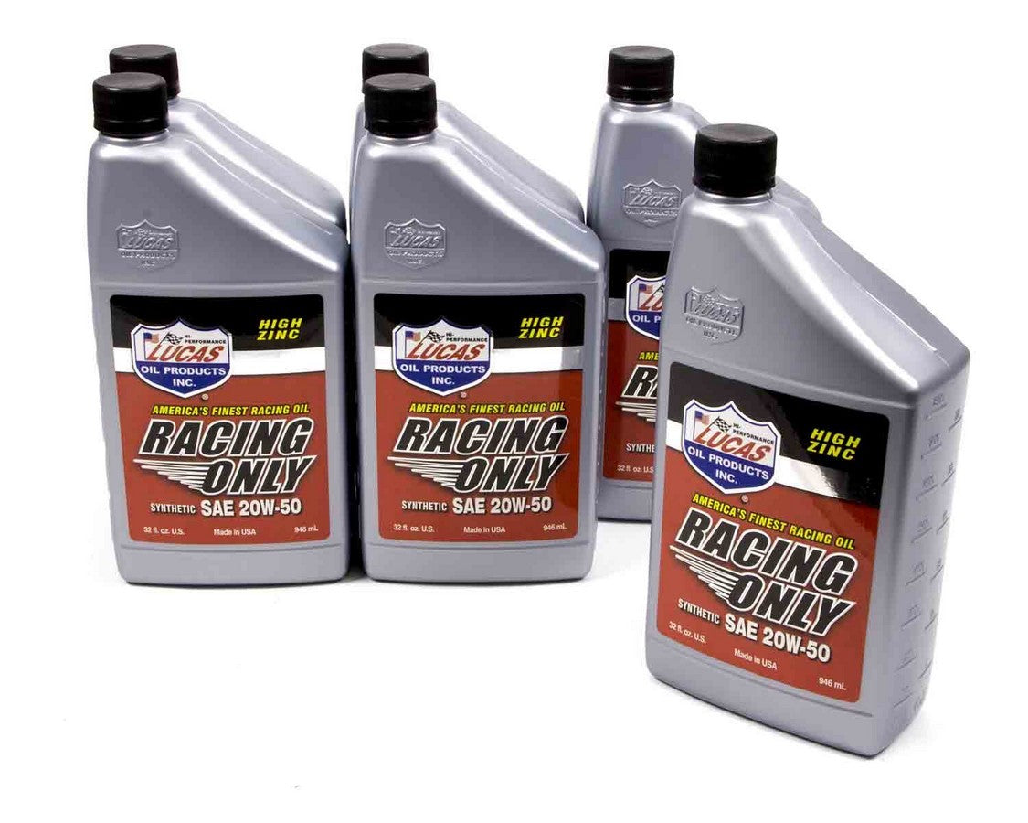 Synthetic Racing Oil 20w50 6x1 Qt