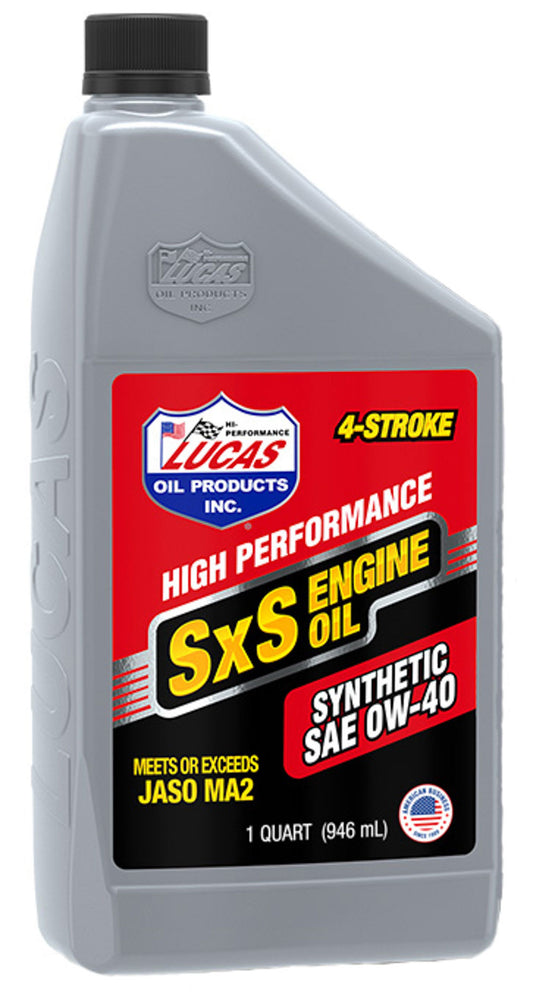 Synthetic 0w40 SXS Oil 1 Quart