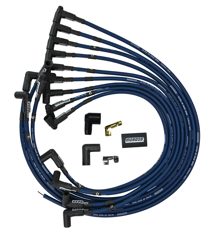 Ultra 40 Plug Wire Set - Blue