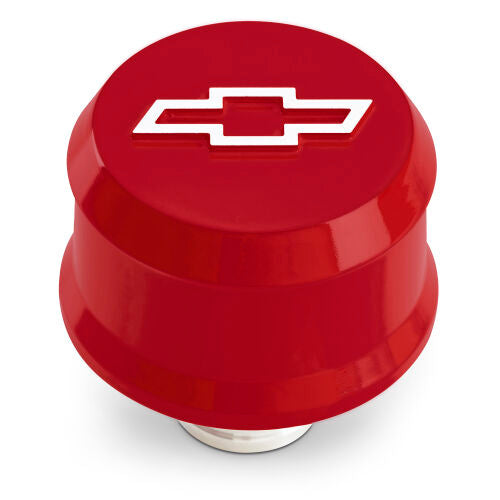 Slant Edge Breather Cap Raised Bowtie Emblem Red