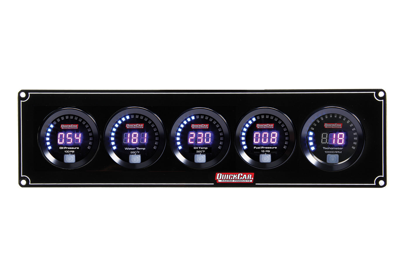 Digital 4-1 Gauge Panel OP/WT/OT/FP w/Tach