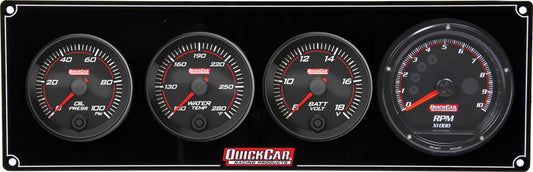 Redline 3-1 Gauge Panel OP/WT/Volt w/Recall Tach