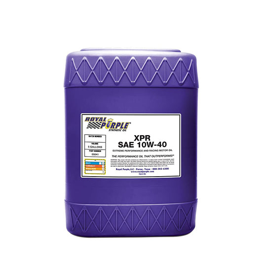 Synthetic Racing Oil XPR 5-Gallon (10W40)