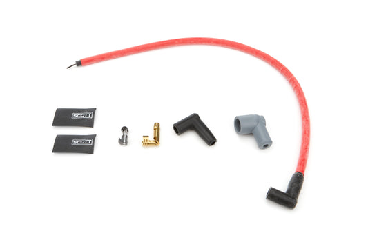 SBC Spark Plug Wire Set 90-Degree - Red