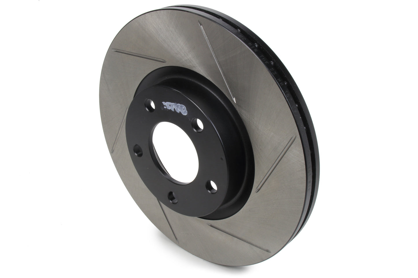 Sport Slotted Cryo Brake Rotor; Front Left