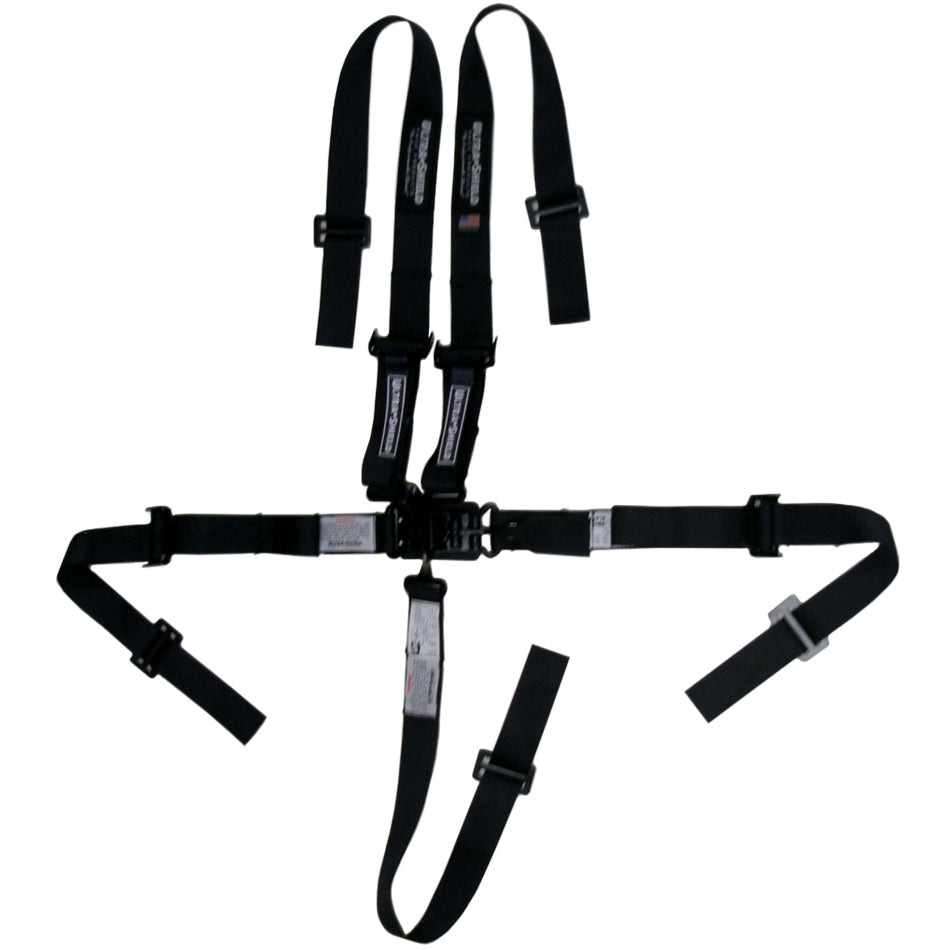 Harness Junior 5pt Blk Indiv Shoulder 2in P/U