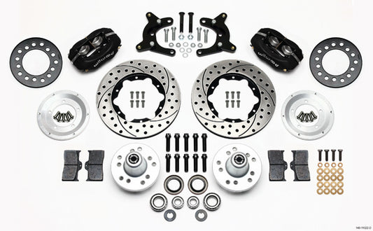 HD Front Brake Kit 62-72 A Body Drum Spindle